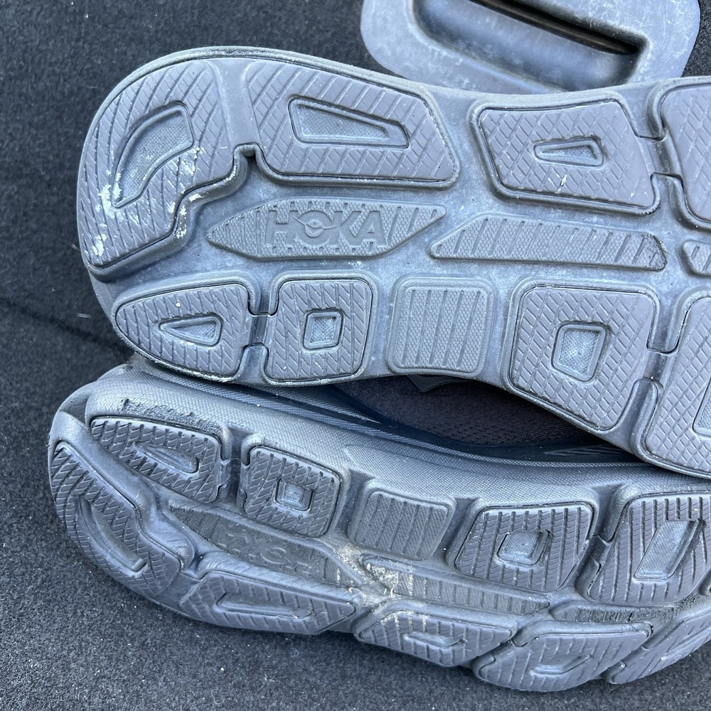 Hoka One Bondi 9 Men's Running Shoes, Size 11D, Triple Black 1162011-BBLC - Picture 8 of 9